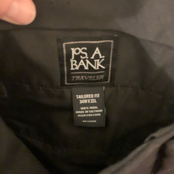 Charcoal gray Jos. A Bank Traveler Pants - Picture 3 of 3